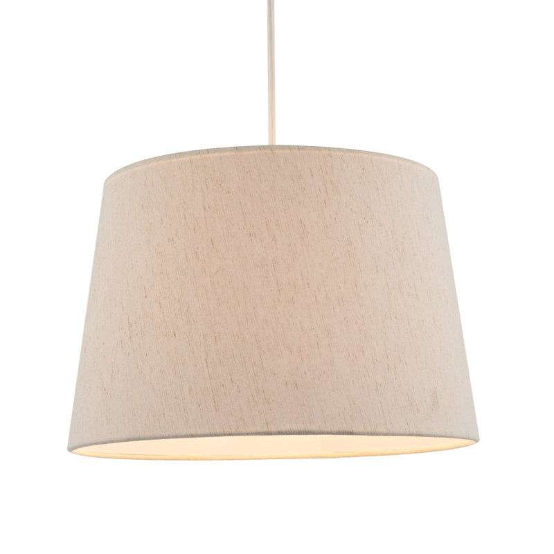 20 cm H Drum Fabric Lamp Shade ( No Direct Attachment Method ) in Beige