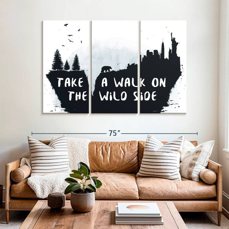 Tergel Walk On The Wild Side, H 42 po x l 65 po