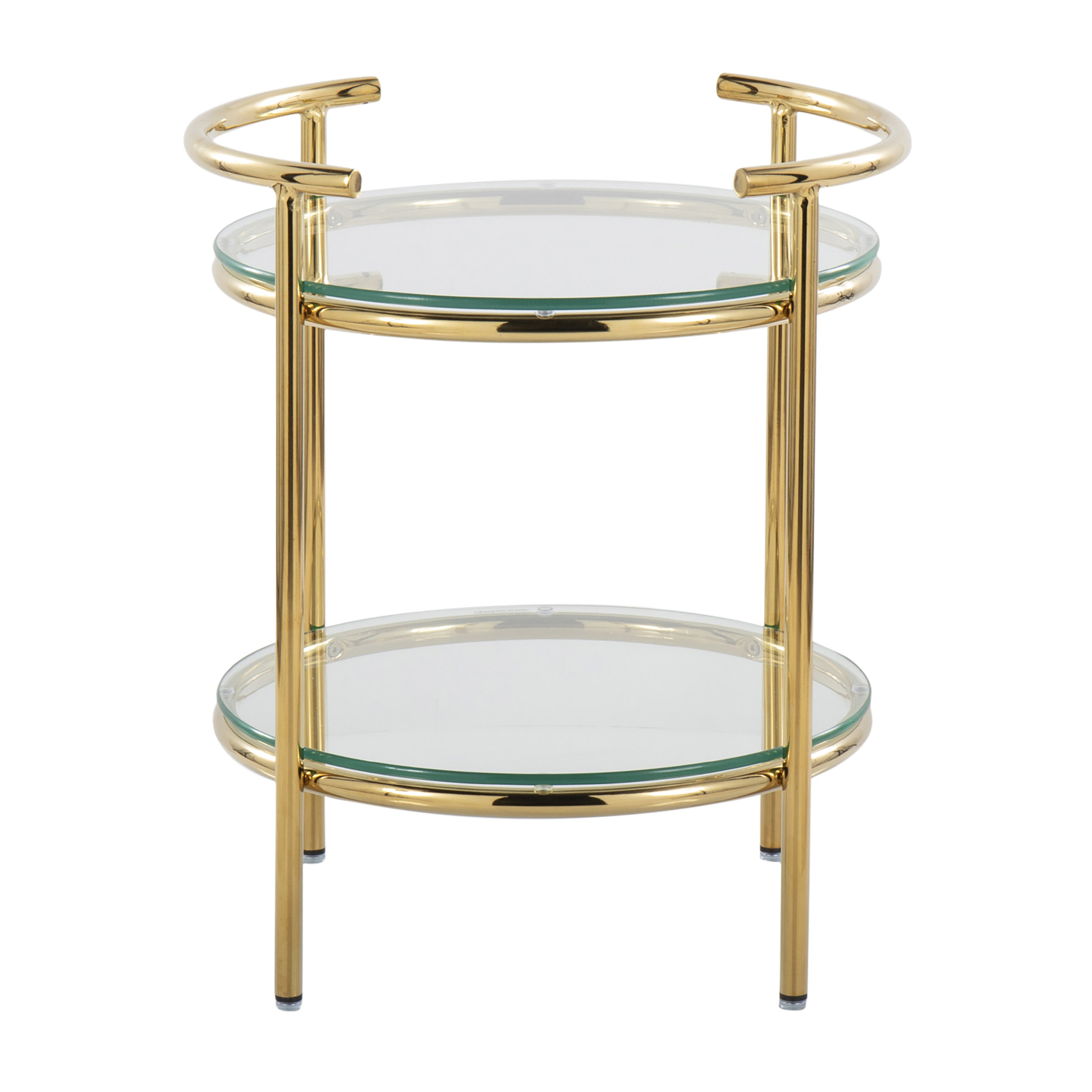 Everly Quinn Nellye Glass Tray Top End Table Wayfair