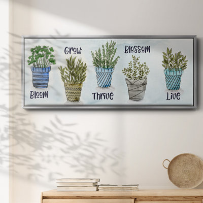 Inspirations en pot - Toile encadrée
