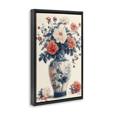 Toile flottante vintage avec cadre doré par Roozbeh Bahramali