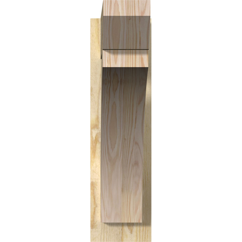 Persienne en bois Thatton, P 22 po x H 22 po, Sapin Douglas de 8 po (sciage brut)