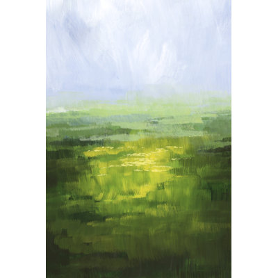 Wildflower Glow II - Wrapped Canvas Painting