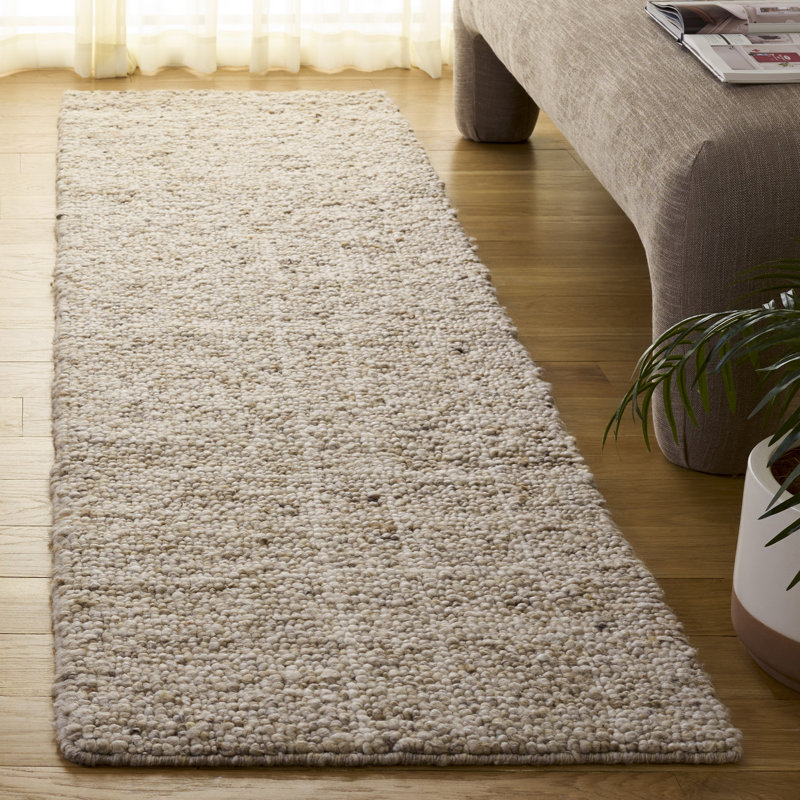 Natura Hand Woven Performance Solid Color Rug, Runner 2'3" x 8'