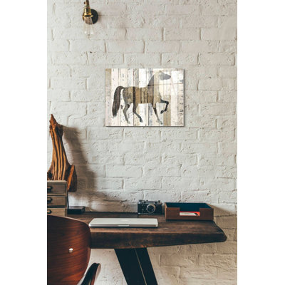 «Dark Horse» par Michael Mullan, art mural en verre acrylique