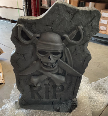 Pirate First Mate Tombstone Life Size Statue
