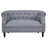 Acworth 54" Linen Rolled Arm Chesterfield Loveseat-1462717803