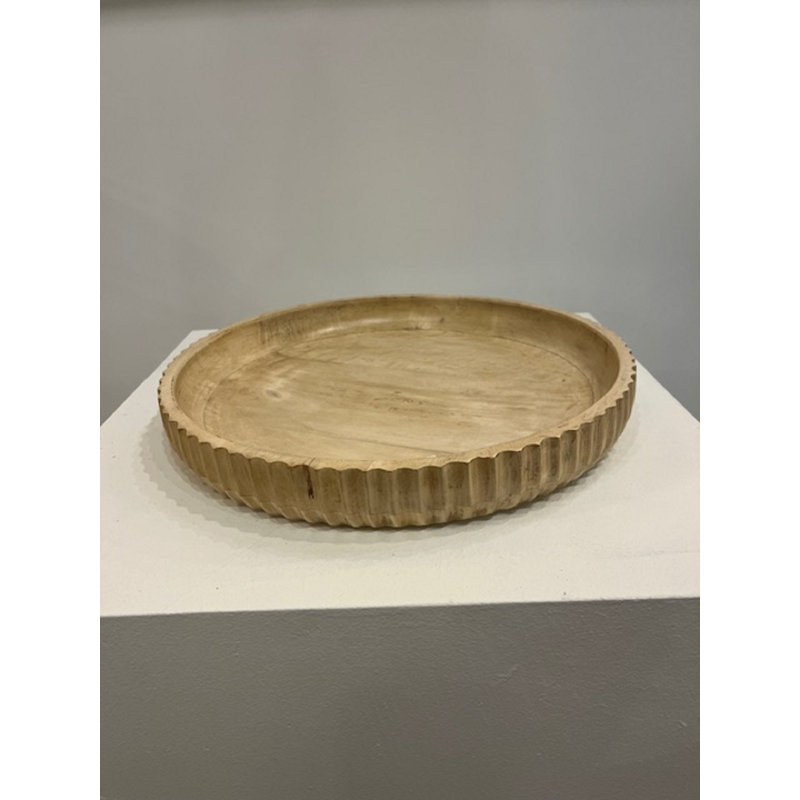Décor Sm - bol en bois blanchi au soleil, L 15 po