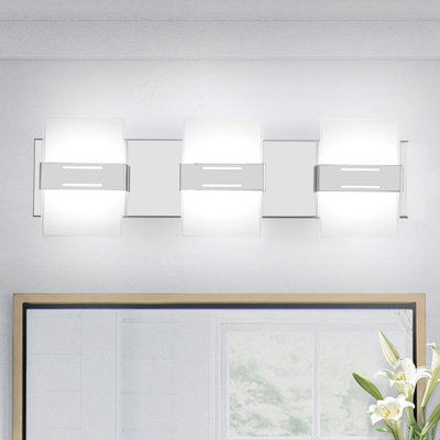 Luminaire de meuble-lavabo à 3 lumières à DEL à intensité variable