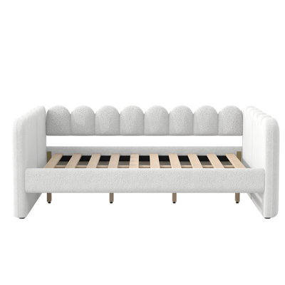 Lit de jour moderne de style ferme, format queen
