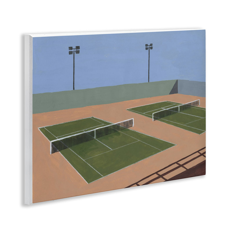 «Tennis Court», art mural par Michael Willett