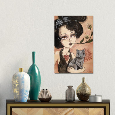 Grace 1 Piece Wall Art on Canvas