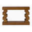 Console en bois avec tablette inférieure ouverte