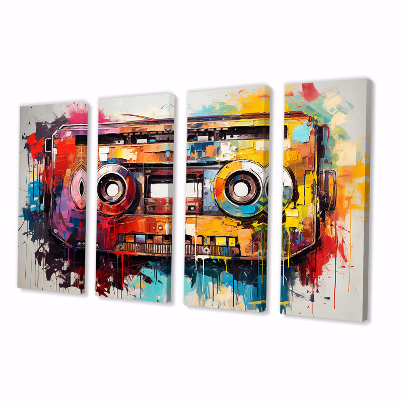 Ensemble de 4 cassettes Jazz Age Groove - Cassette Tapes, H 32 po x l 64 po
