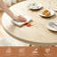 Ensemble de table de salle à manger 5 pièces, ensemble de table de cuisine moderne Mid-Century 43,4 po avec 4 chaises rembourrées, pour la salle à manger de cuisine-1537242661-1537242659