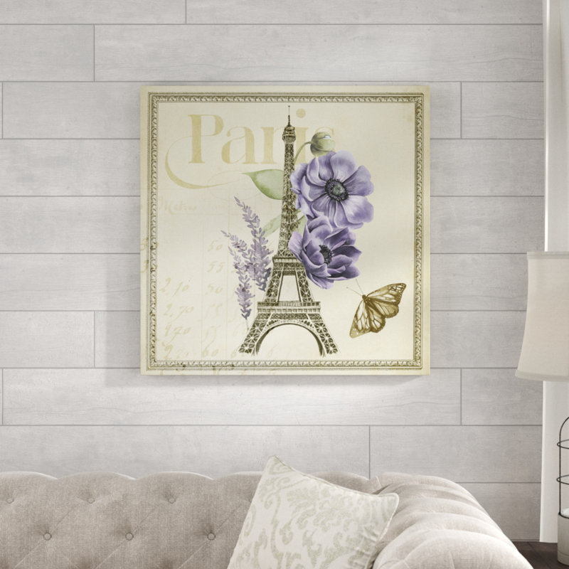 Paris Ephemera VI by Grace Popp - Wrapped Canvas Painting, 76cm H x 76cm W