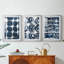 Indigo Memory I - reproduction sur mesure encadrée de qualité supérieure mate - 3 pièces-1121212593-1121212598
