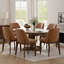  Ensemble de 6 chaises de salle à manger en similicuir Bason-116530376-112912426