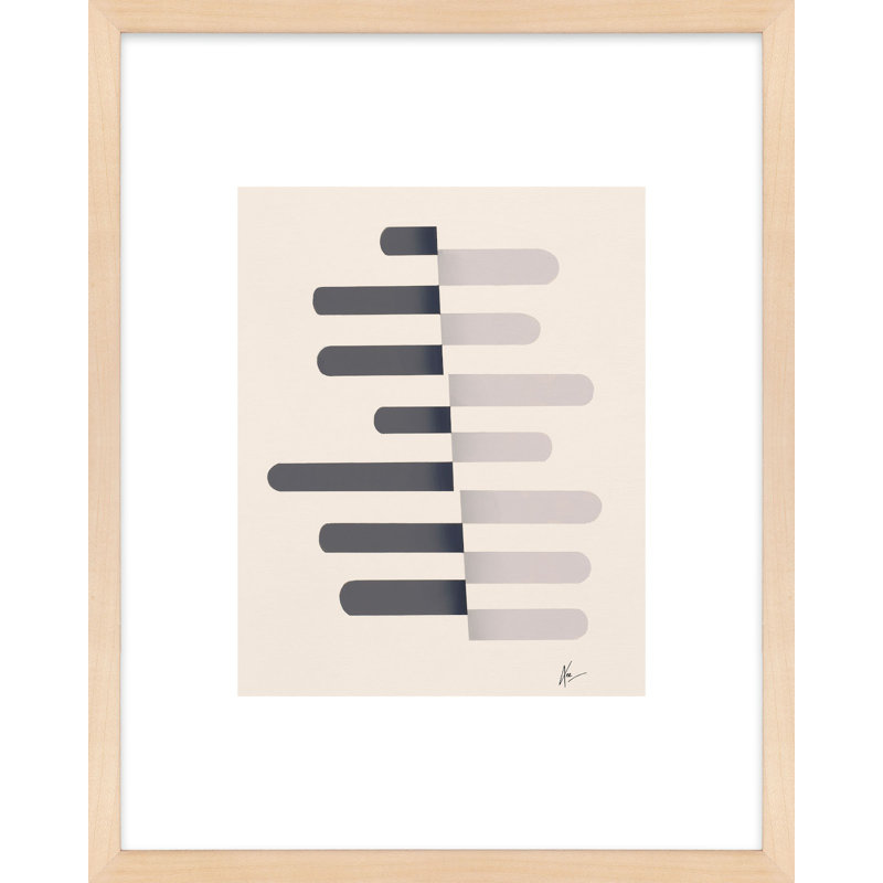 Flora 4 Framed Graphic Art by Lee Lessem, 25" H x 20" W x 1.25" D, Brown Framed