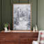 Abstrait, gris, forêt d'hiver, paysage, campagne, vacances encadrées, art mural-107118464-107118467