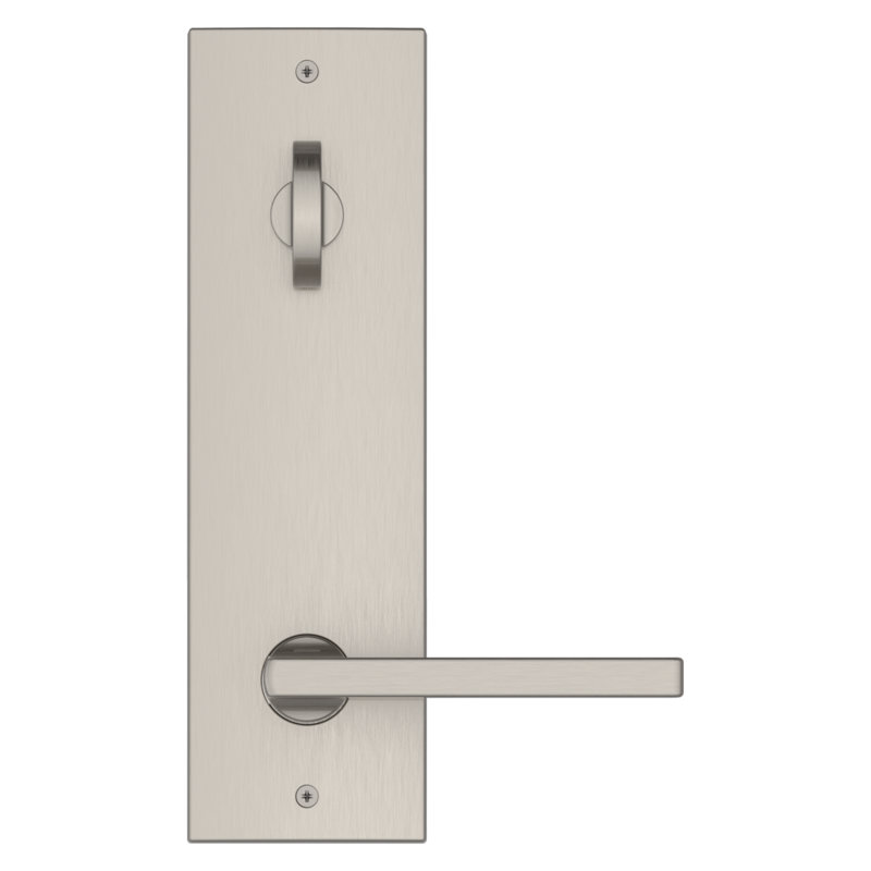 Baldwin Santa Cruz Emergency Egress Handleset, Satin Nickel
