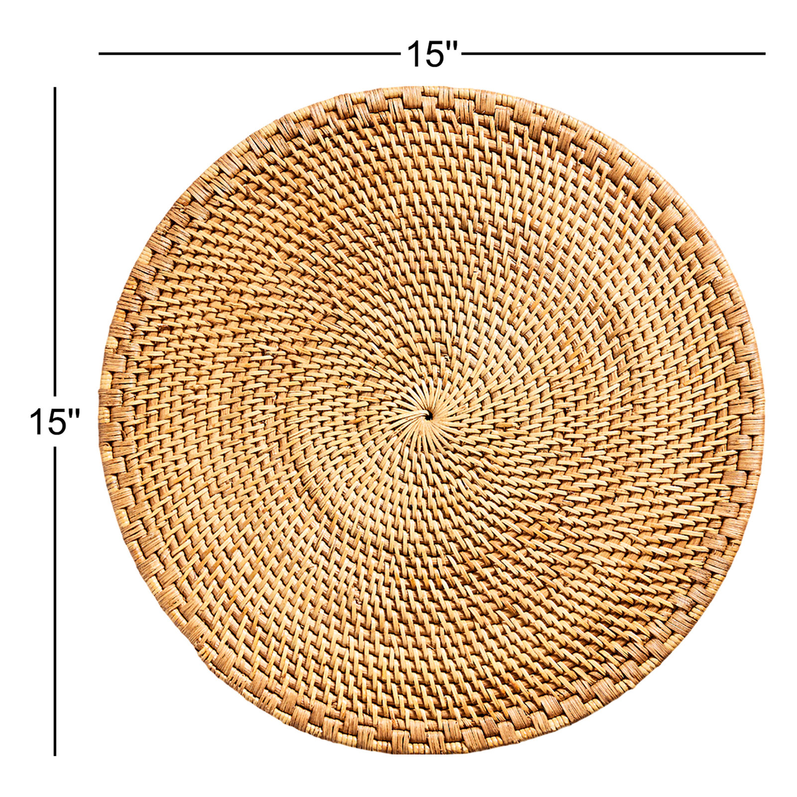 Zadia Jute Placemat, Caramel