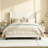 Charlton Home® Modern Upholstered Platform Bed With Wingback Headboard with Solid Wood Legs-549203071