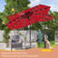 Parasol de marché avec lumières solaires, parasol de table pour la terrasse-2106624753-2106624764