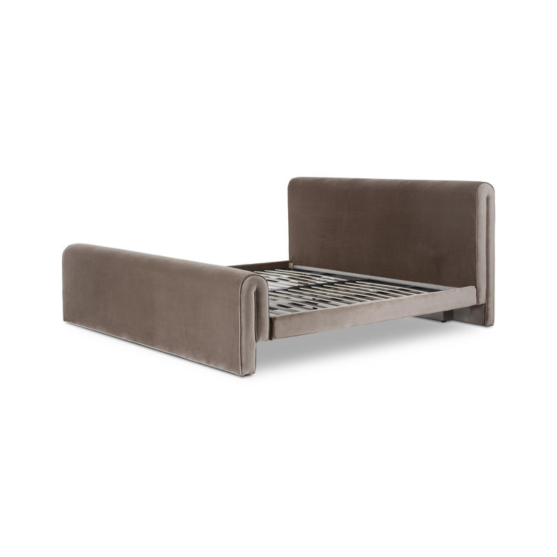 Mitchell Upholstered Bed, Queen, Thames Cream