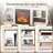 TV Stands & Entertainment Centers Hanady For Tvs Up To 70'' Farmhouse with Fireplace Included-1207953334