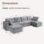 Canapé modulaire 6 pièces Zakeem-1536276101