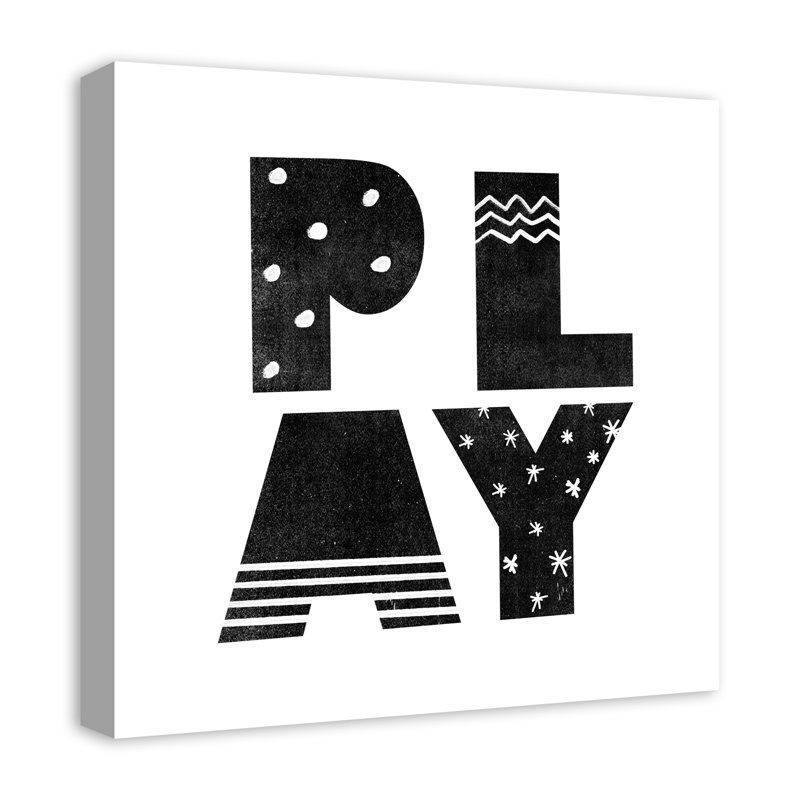 Mackin Play, art encadré, H 20 po x l 20 po x P 1,25 po, Toile tendue