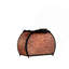 Sac à main 11,75 po à imprimé animal léopard et lampe de table noire