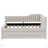 Full Size Upholstered Daybed With Trundle And Three Drawers-1430399540