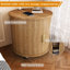 Table de bout cylindrique Mid Century