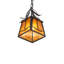 5.5" Square Pine Branch Valley View Mini Pendant