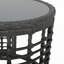 Table basse d'extérieur en rotin