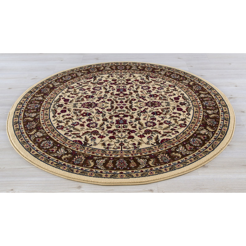 Edmont Oriental Indoor Rug, Round 5'3"