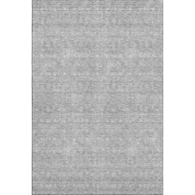 Premium Machine Washable Prisco Gray Rug