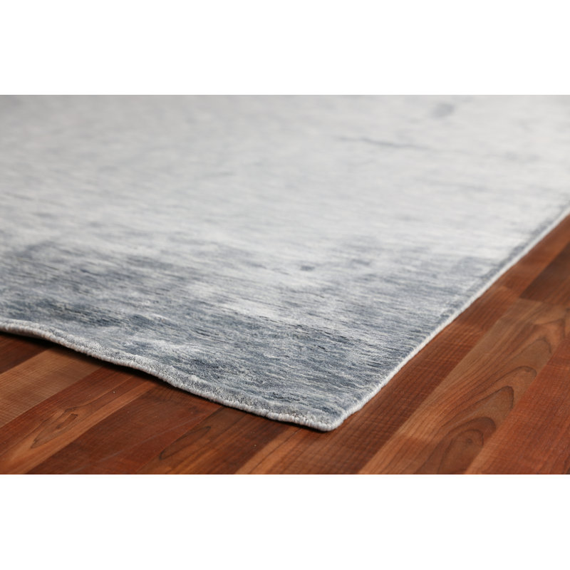 Dove Area Rug in Blue, Rectangle 6' x 9'