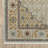 Edner Traditional Mosaic Center Pale Blue/ Gold Area Rug-1247108382