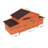 Large Wooden Chicken Coop With Nesting Boxes And Secure Predator Defence