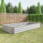 Ensemble de lit surélevé pour jardin - Jardin surélevé en métal 7,6 x 3,7 x 0,98 pi pour jardinières, légumes et herbes-855328382