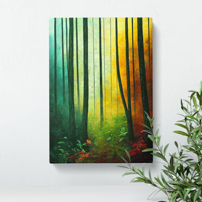 The Forest Glow No.2 - Wrapped Canvas