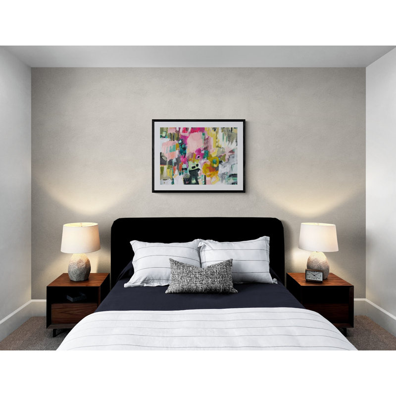 Color Me Happy Print by Elizabeth Chapman, Black Framed Paper, 24" H x 30" W