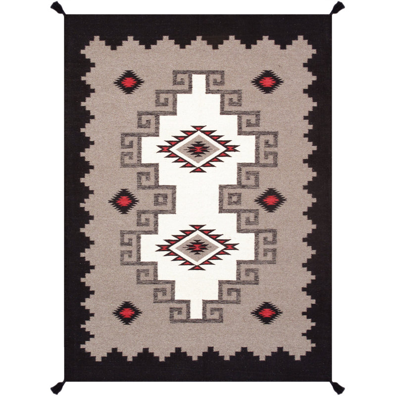 5'X8' Moroccan Area Rug in Mocha