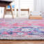 Tapis rouge / bleu marine en coton Ferrigno-44997517