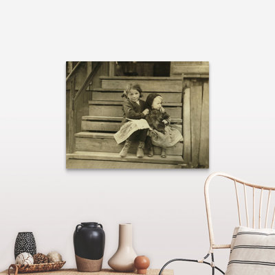 " Portrait Of Young Girl Taking Care Of Baby Sister, Bayou La Batre, Alabama, 1911 "