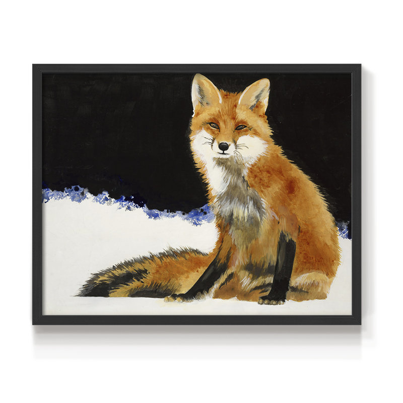 Fox -Framed Print - Restickable