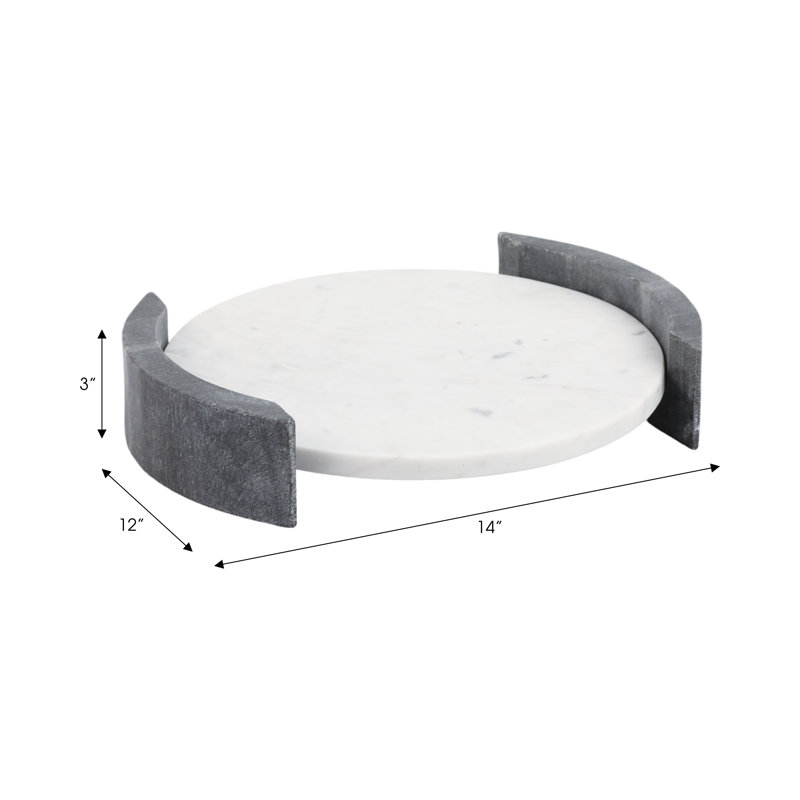 Adrie Stone Tray, Black